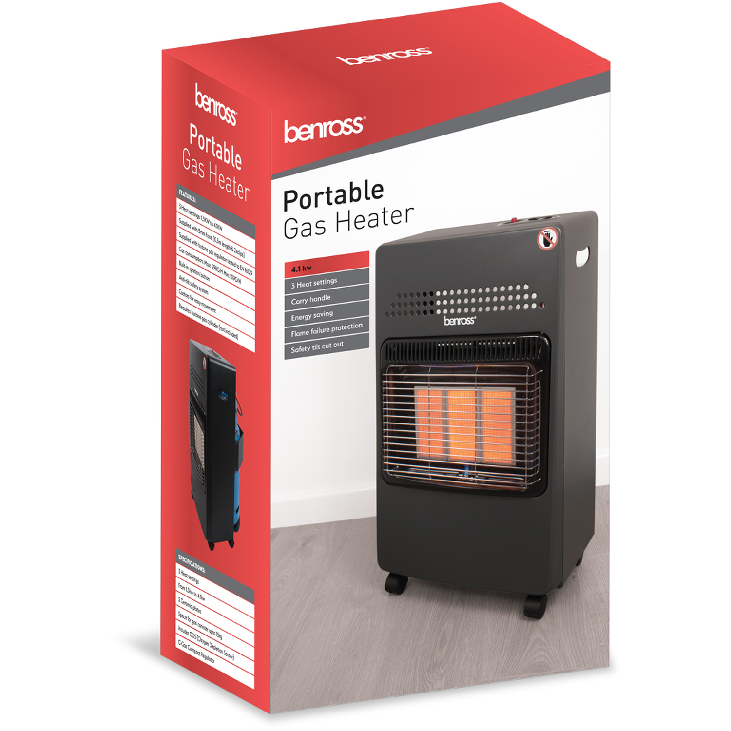 Benross Portable Gas Cabinet Heater
