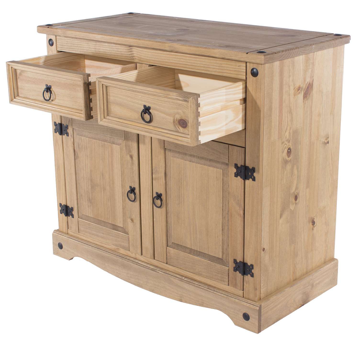 Corona Pine Small Sideboard Storage Unit - Pine