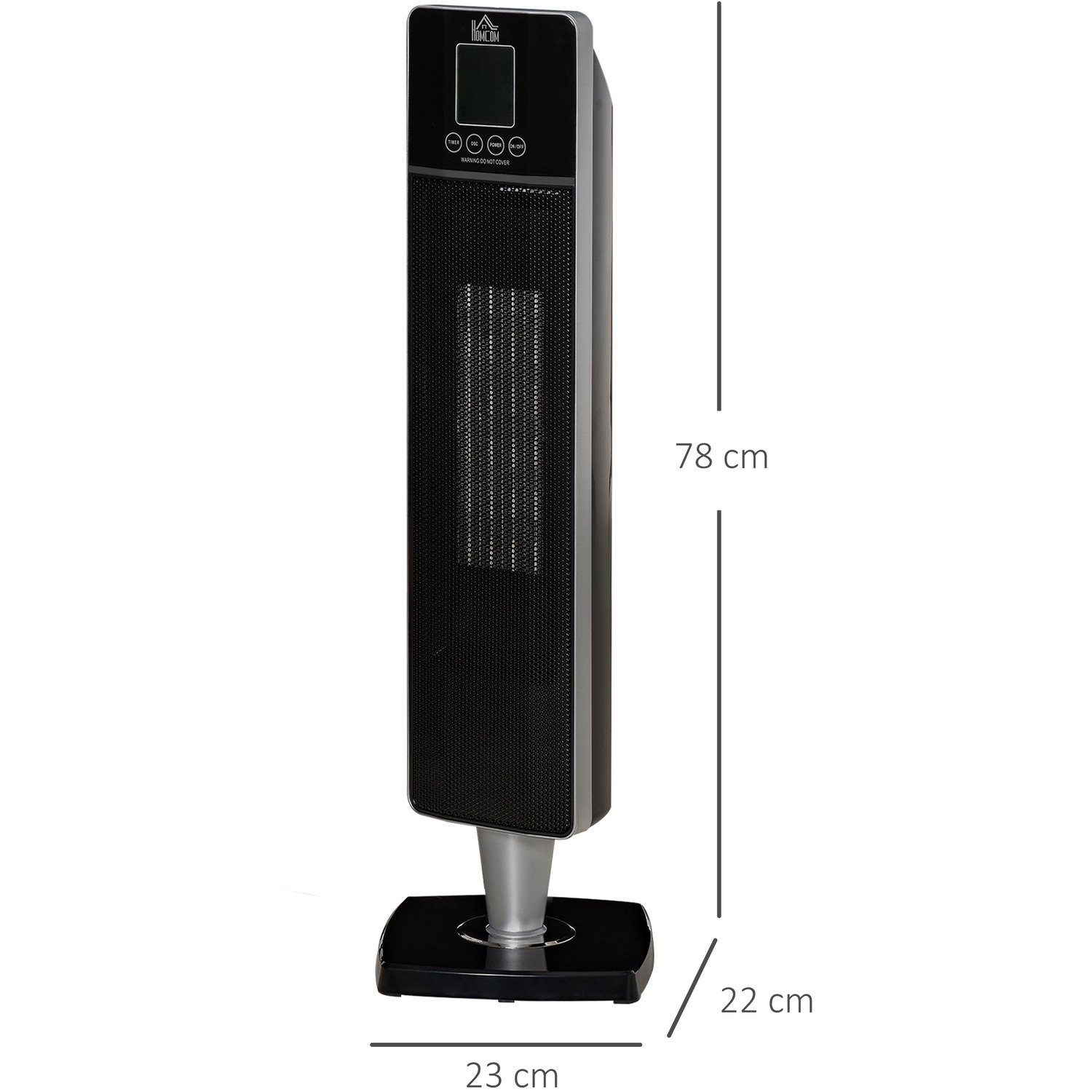 Ceramic Tower Heater Oscillating Space Heater