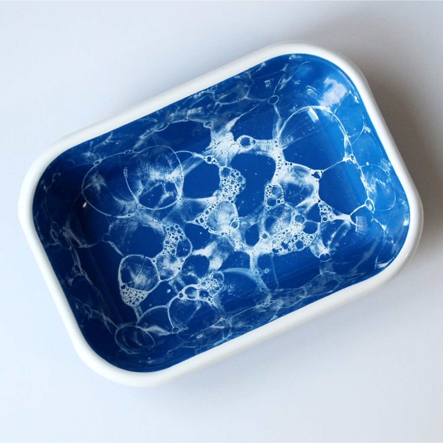 Image of Elifle Bubble Series Enamel Rectangular Tapas&hellip;