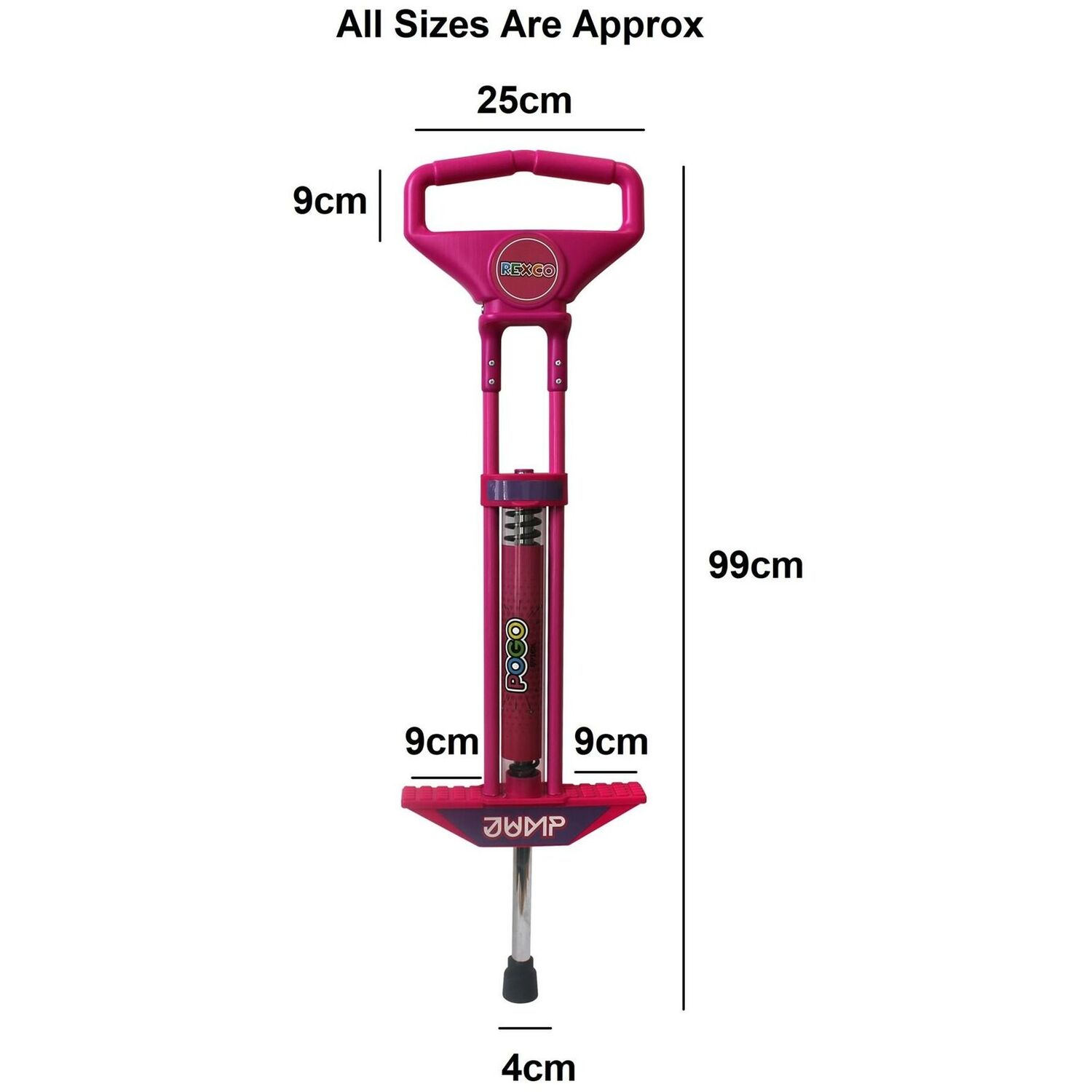 Spring Jumping Sticks Girls Pink Spring Powered Pogo Stick