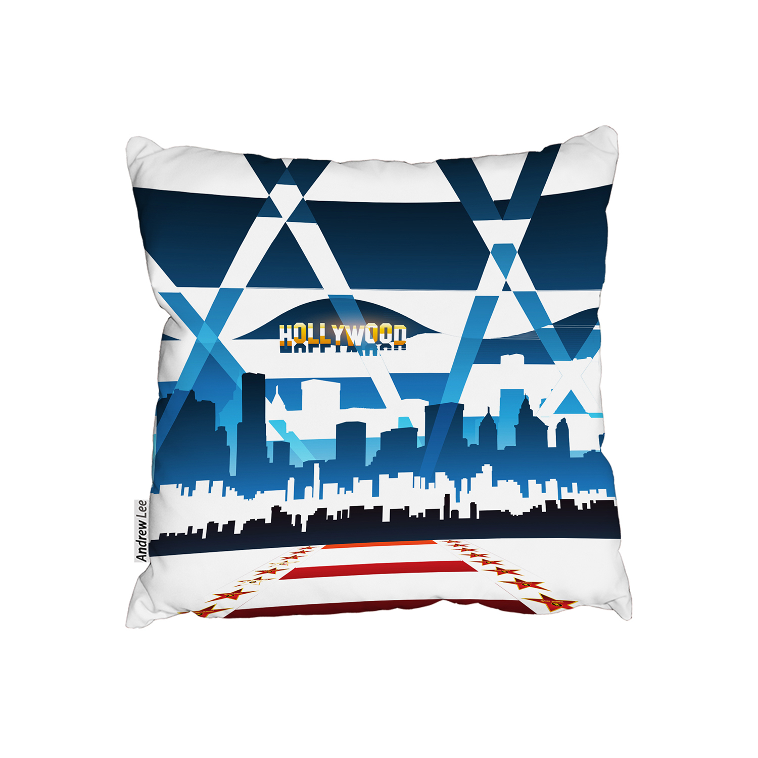 Hollywood Cushion - Blue / 60cm