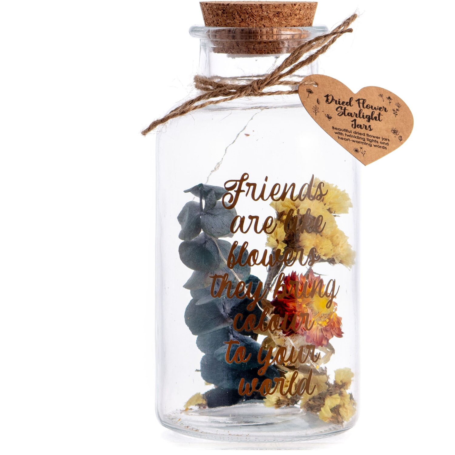 Friends Are Like Flowers Flower Starlight Jar (NoZ3) - Neutral