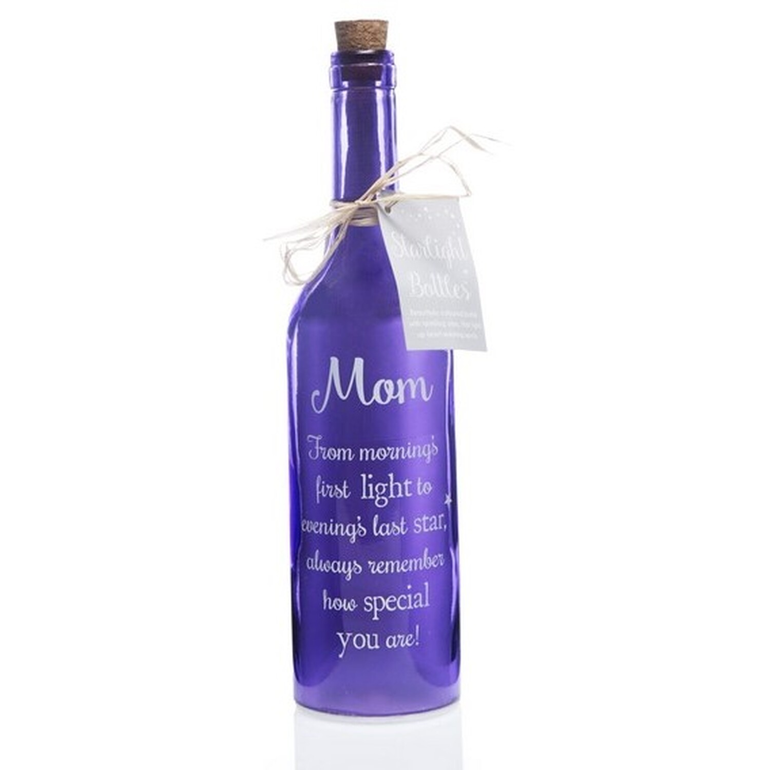 Starlight Bottle 'Mom' - Purple