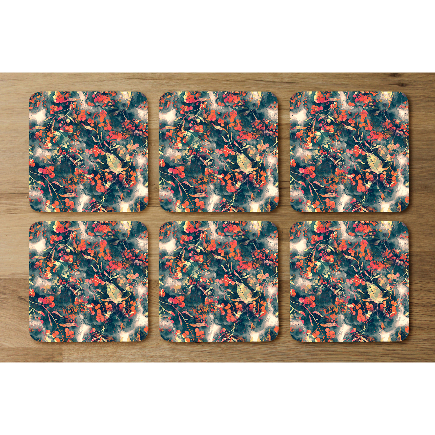 Herbal Coaster - Blue