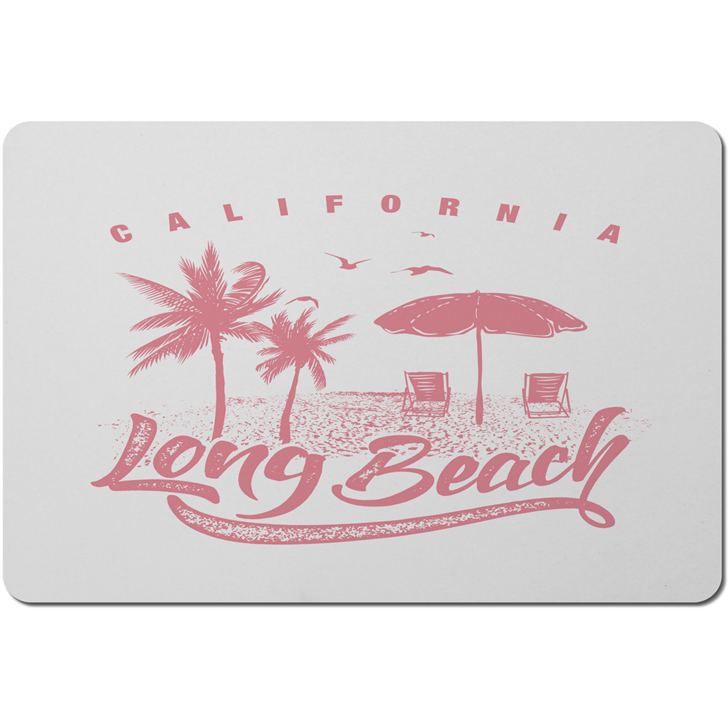 Image of Cali Long Beach Placemat - Pink
