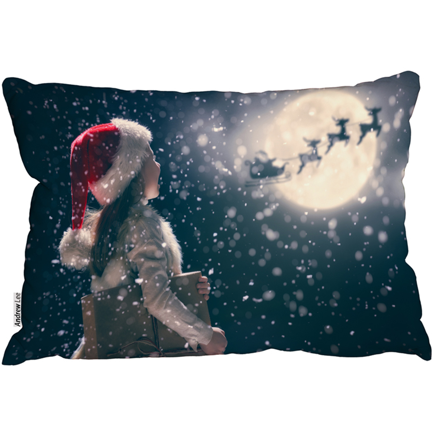 Kids Enjoy The Holiday Stylish Cushion - Blue