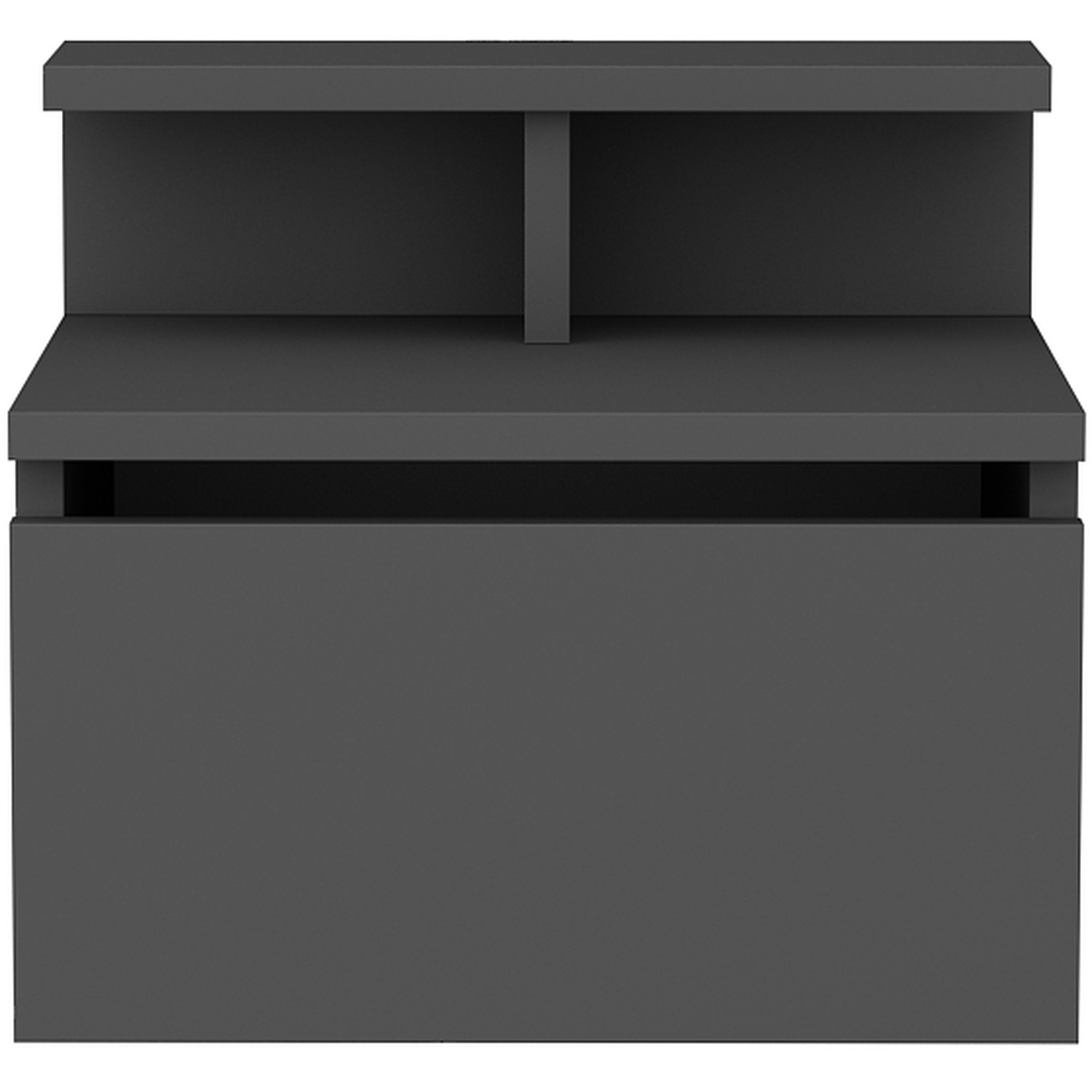 Aleph Floating Bedside Table - Anthracite