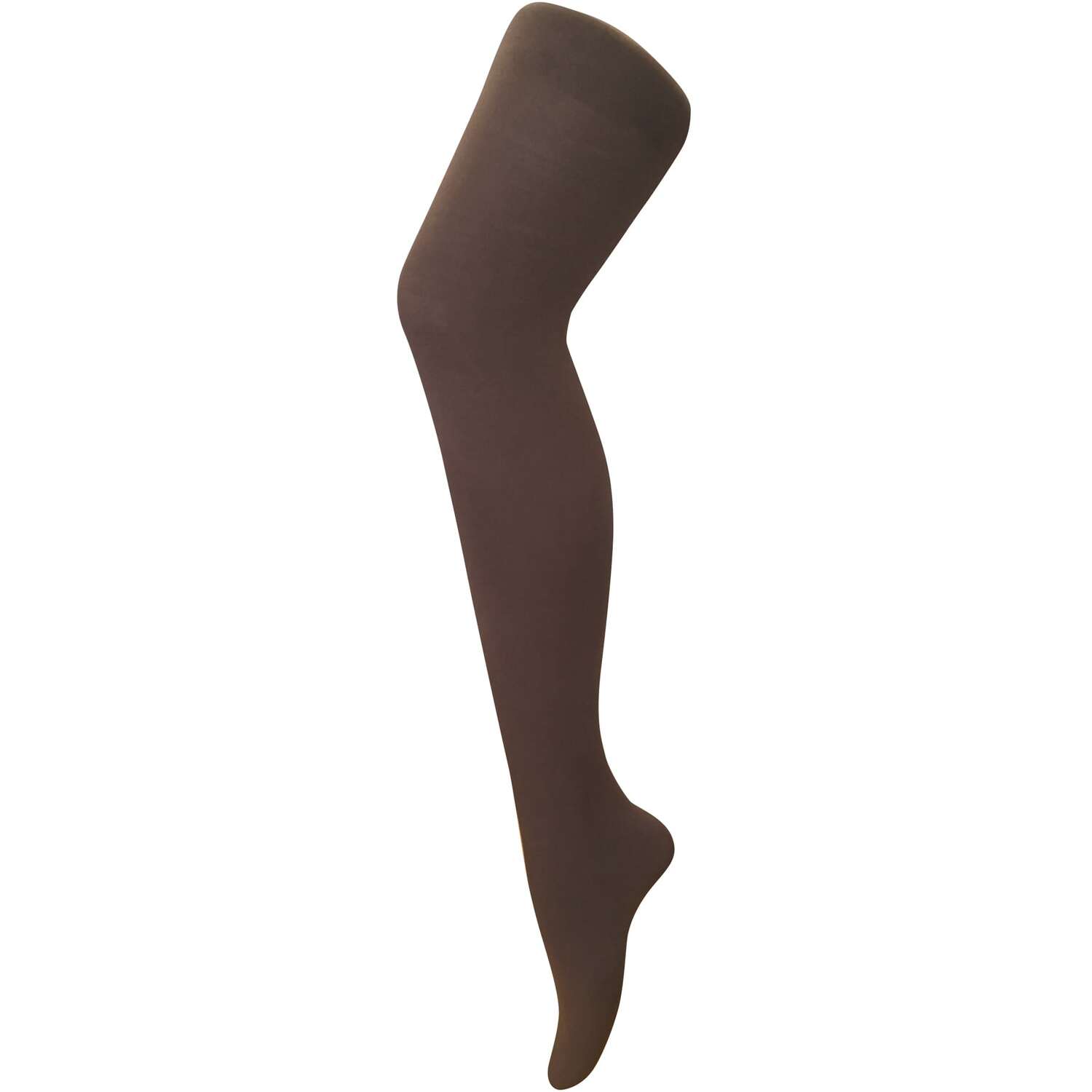 Sock Snob 80 Denier Plain Coloured Opaque Winter Fashion Tights - Brown / Xl