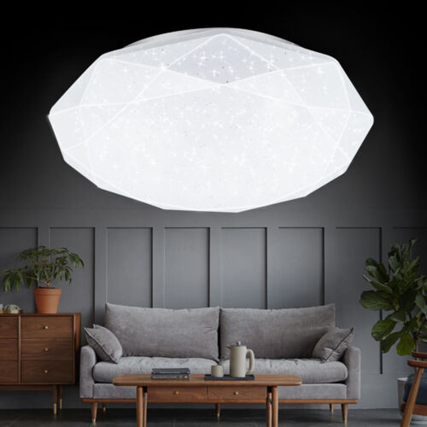 12W LED Integrated Flush Light Ceiling Light cold white 26cm