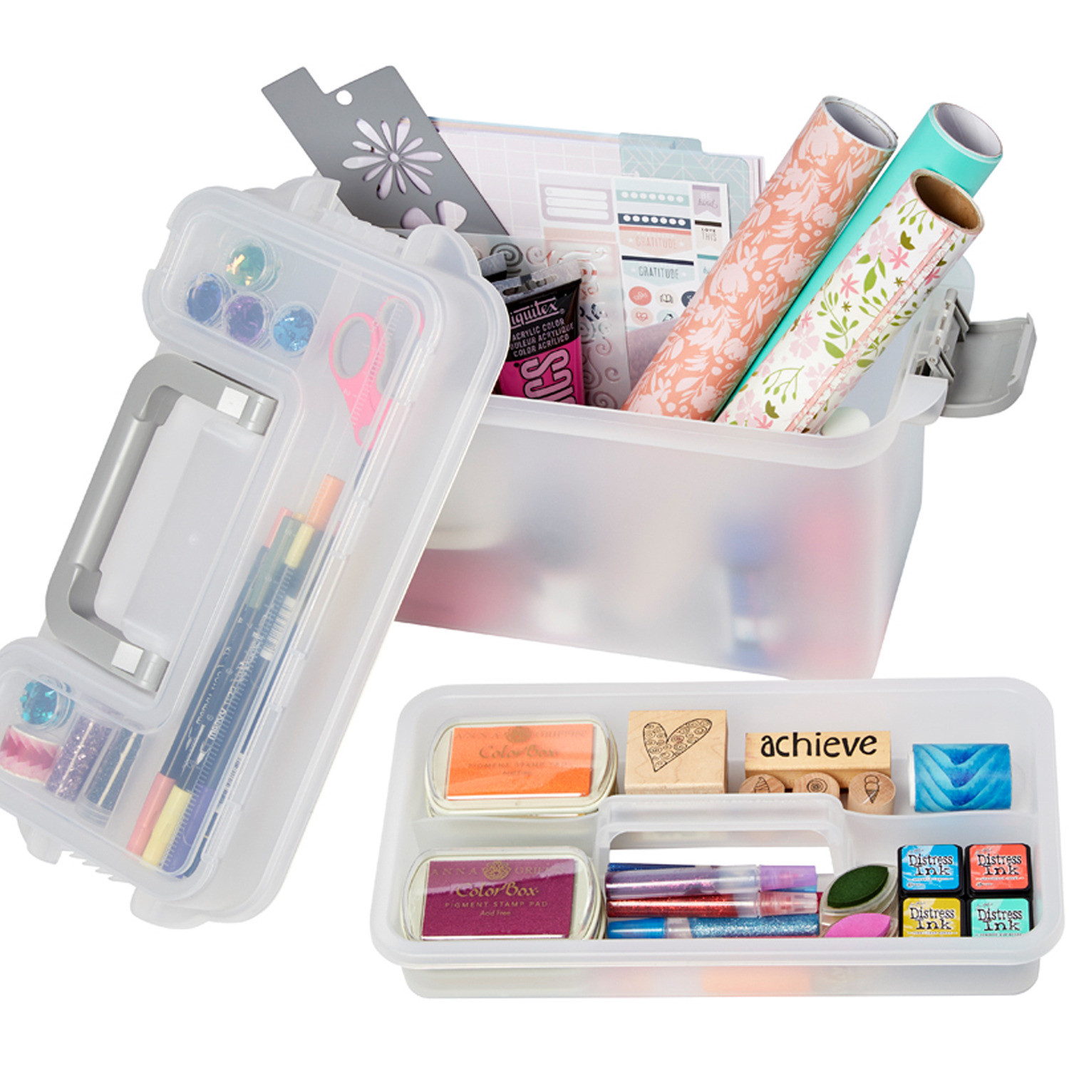 Multi compartment storage box