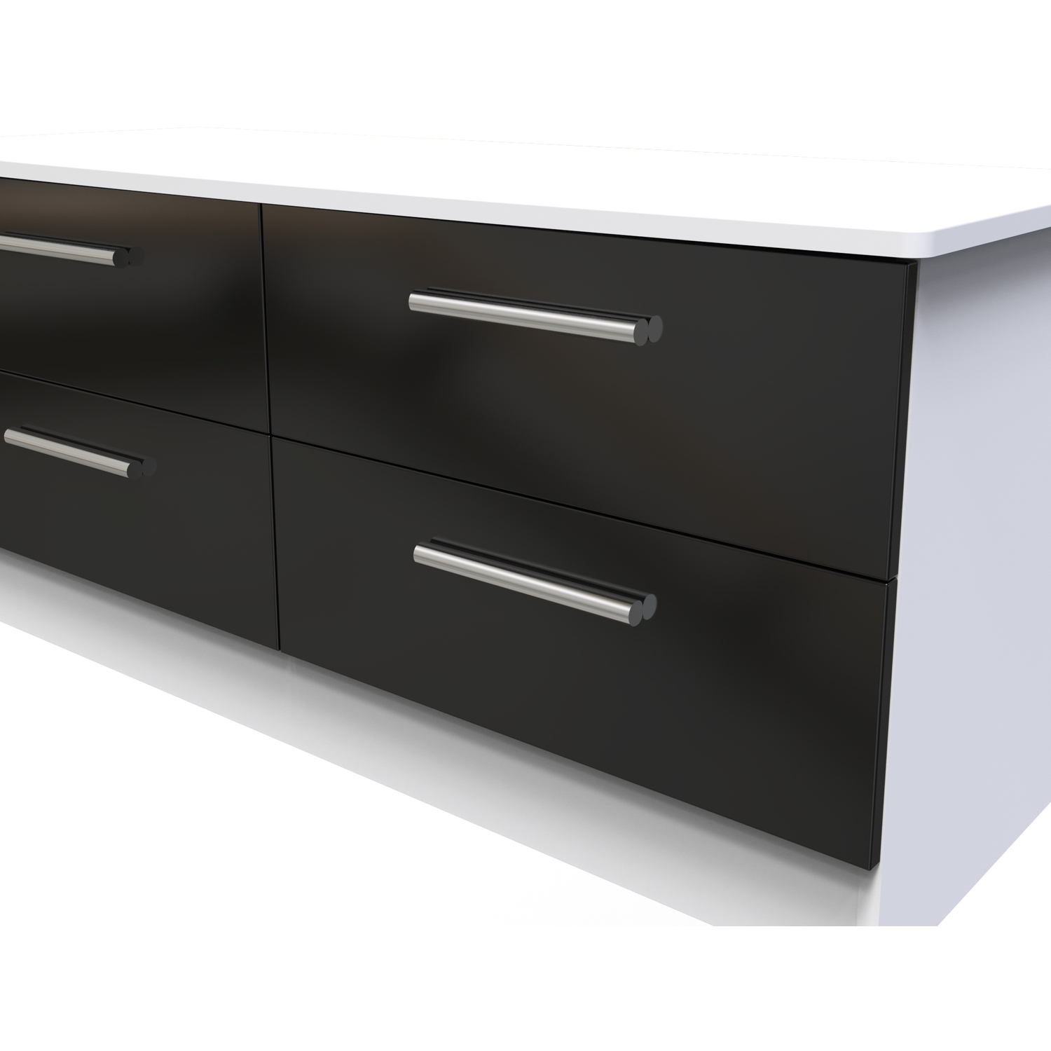 Knightsbridge Ready Assembled 4 Drawer Bed Box