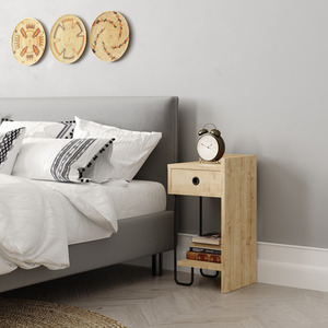 Oak Sirius Modern Bedside Table Right Module shot 3449571