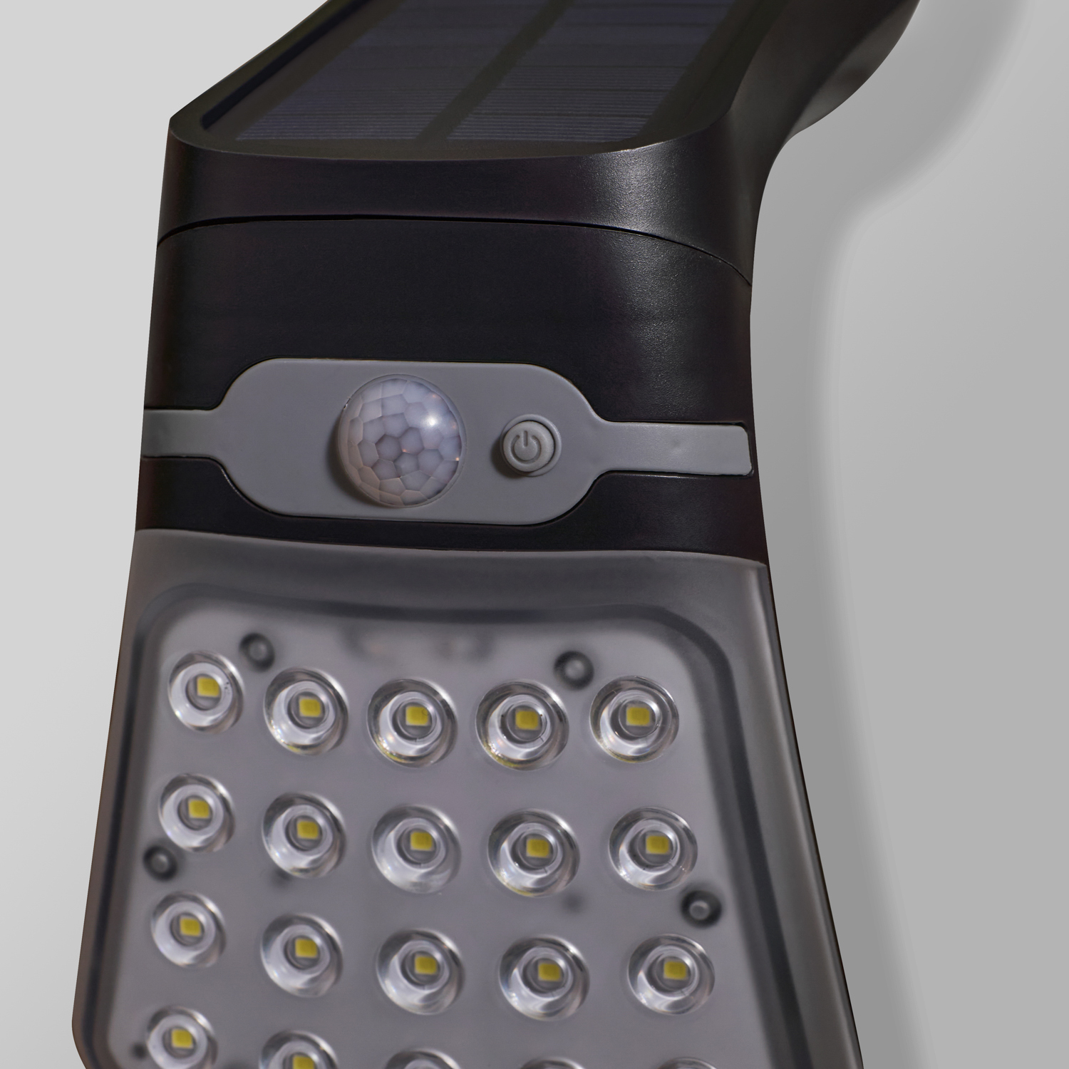 Filip Outdoor Solar Power Flood Light With Pir Sensor - Black 10 5cm