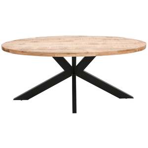 Merlin Mango Wood Round Dining Table
