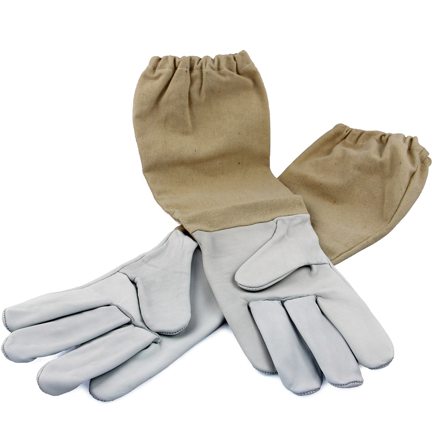 Actiasbee Beekeepers Bee Gloves X-Large Quality Leather - Cream