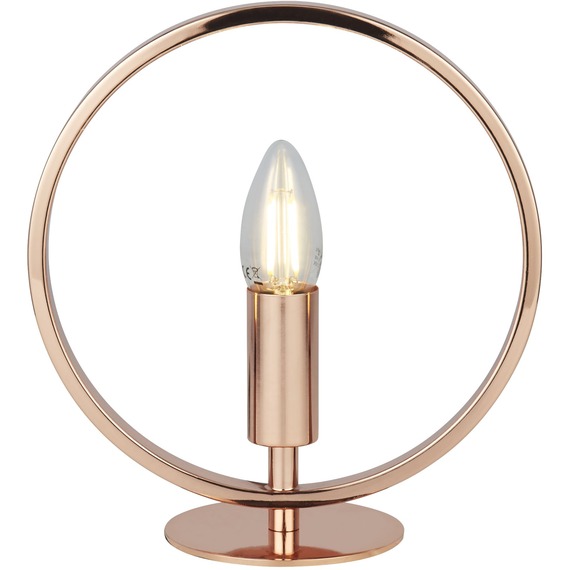 Rose Gold Ring Table Lamp