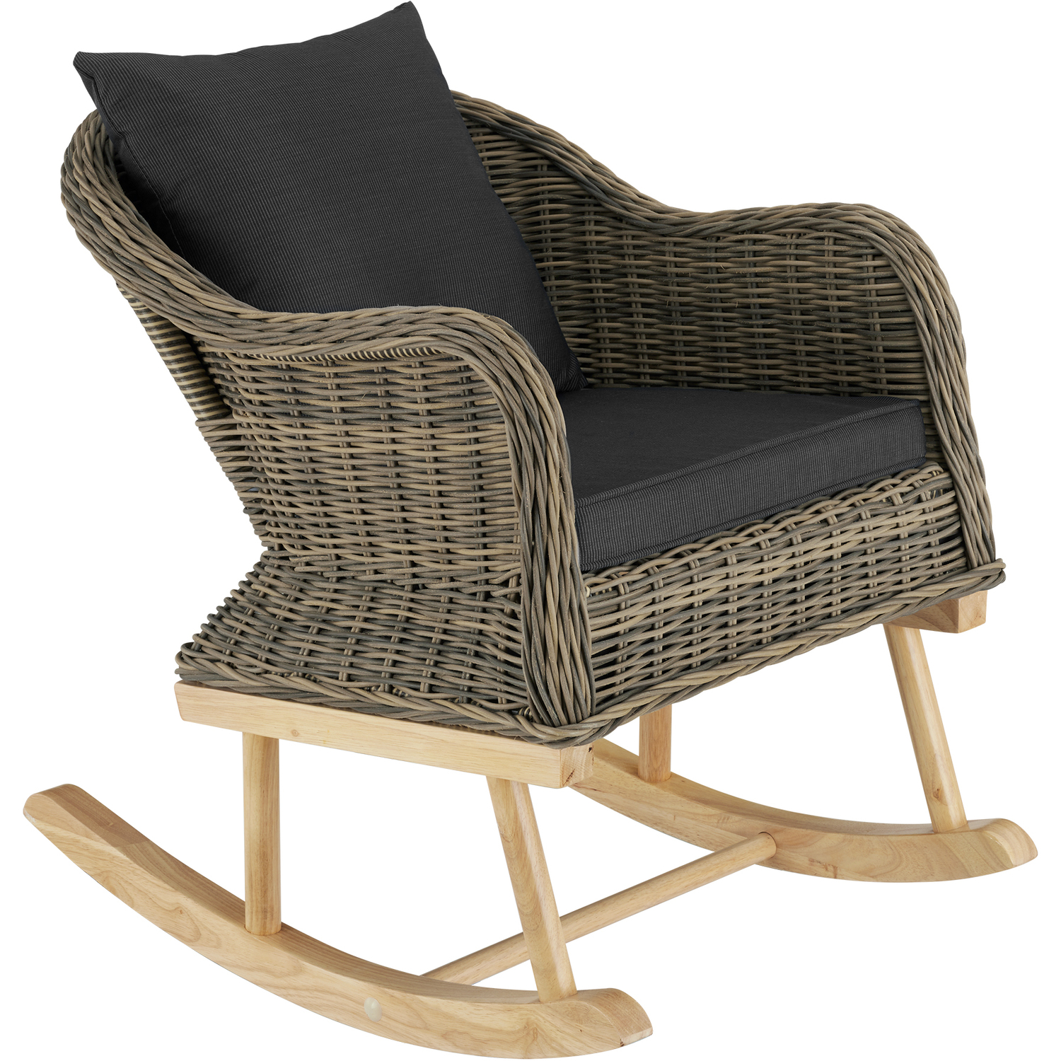 Garden Chair Rovigo With Footstool - Nature