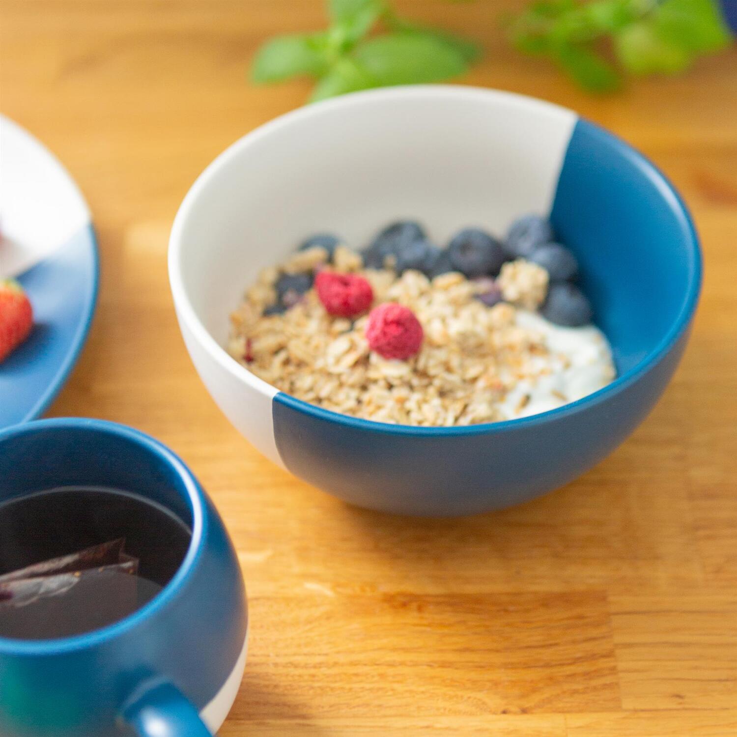 Image of Dipped Stoneware Cereal Bowl - 16.5cm&hellip;