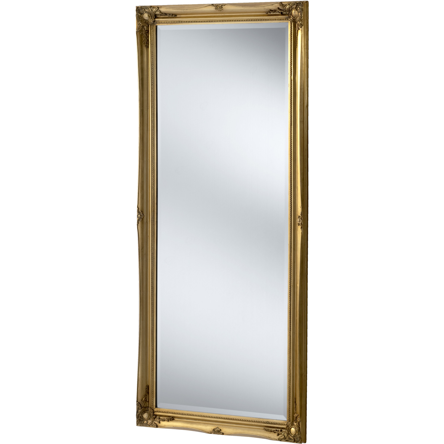 French Style Carved Full Length Mirror Gold - Gold / 166x75cm