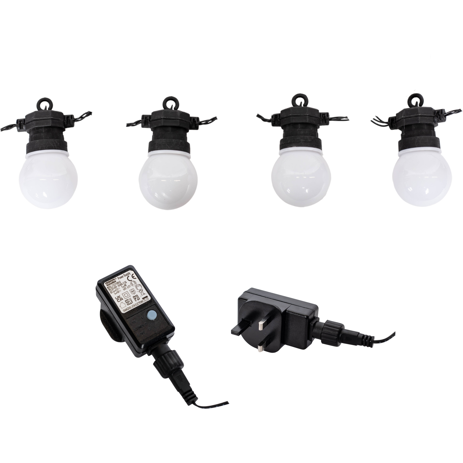 10 Warm White LED Festoon String Lights