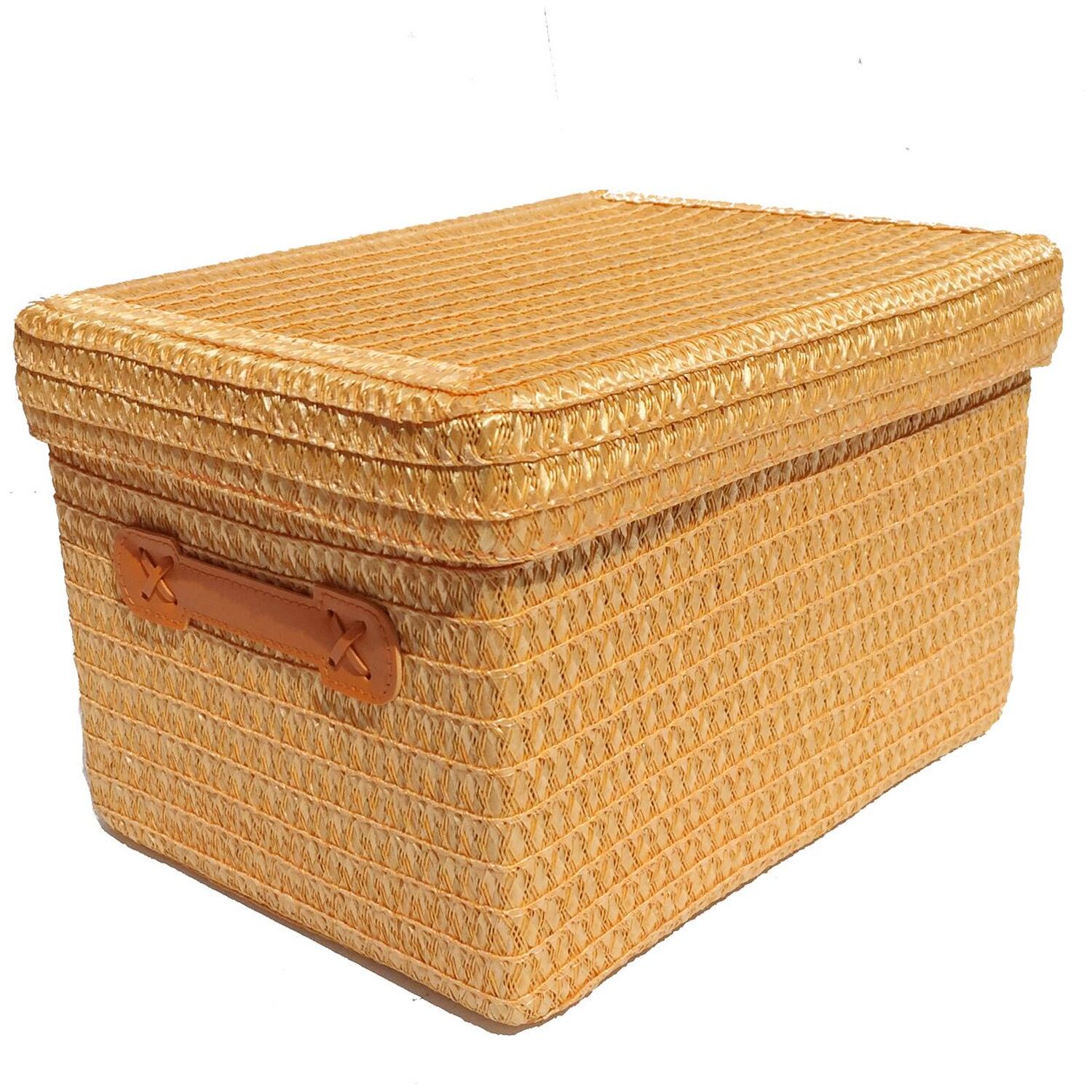 Image of Storage Baskets with Handle And Lid&hellip;