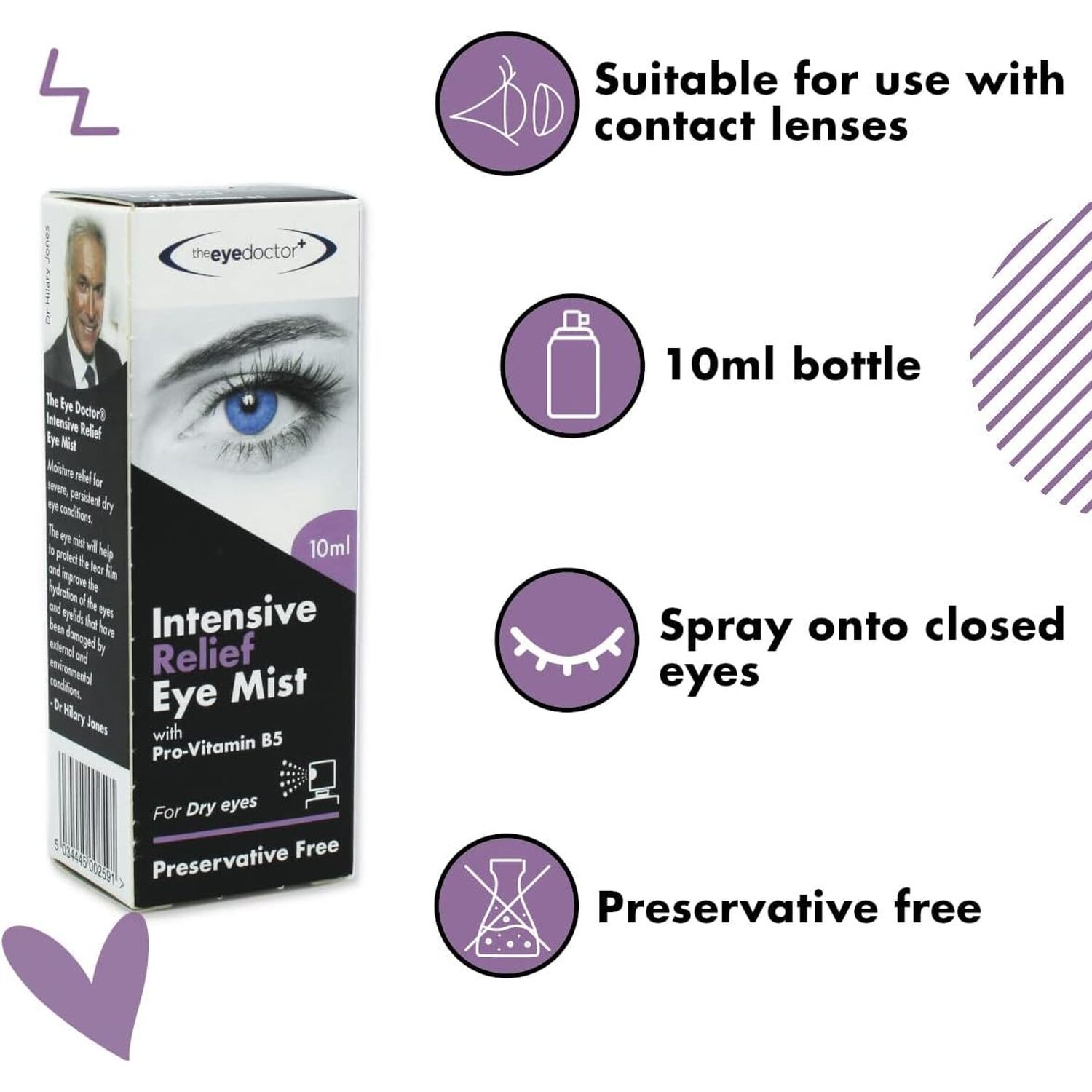 Eyemist Box Eye Mist Intensive Relief for Tired and Dry Eyes