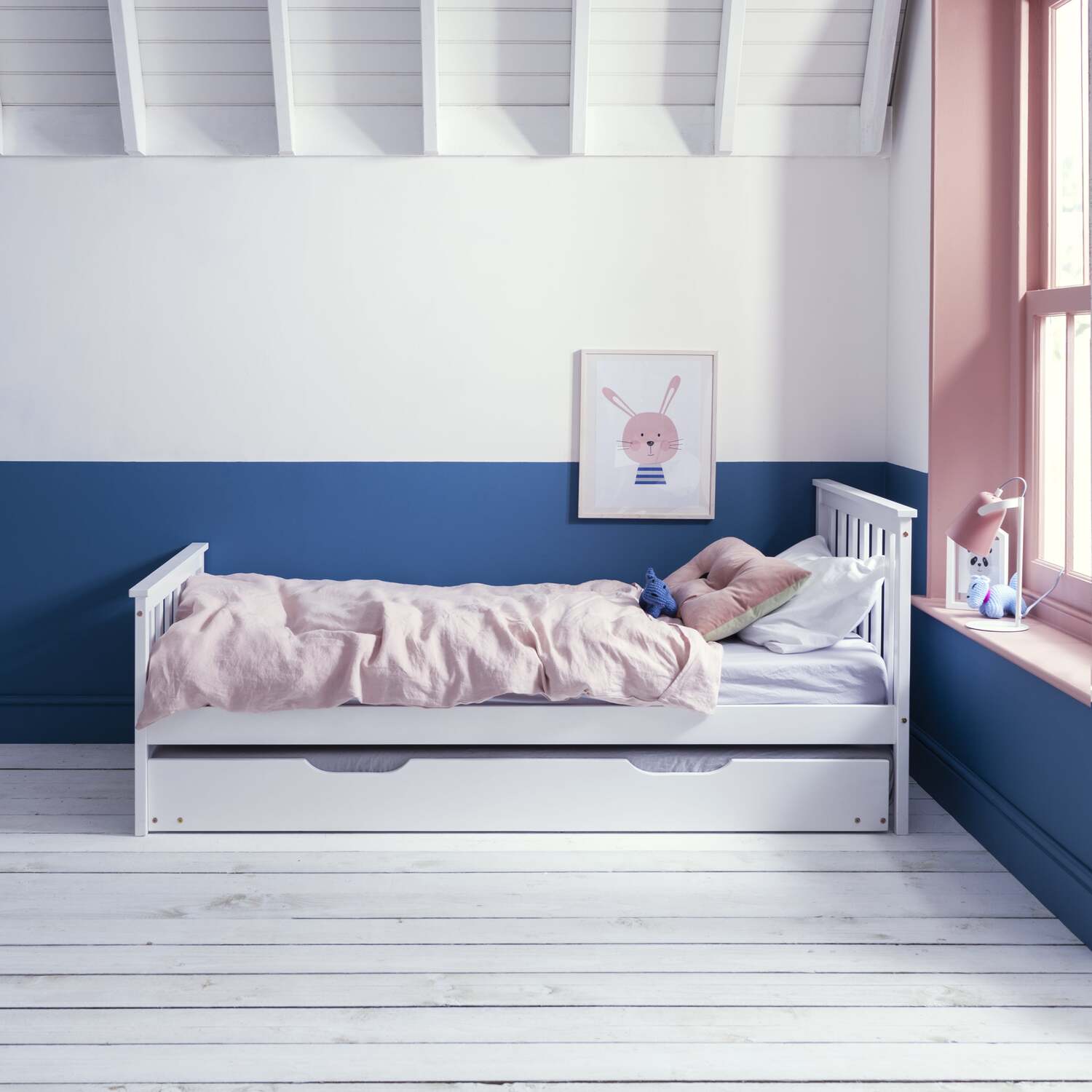 Dorset Single Bed Frame - White
