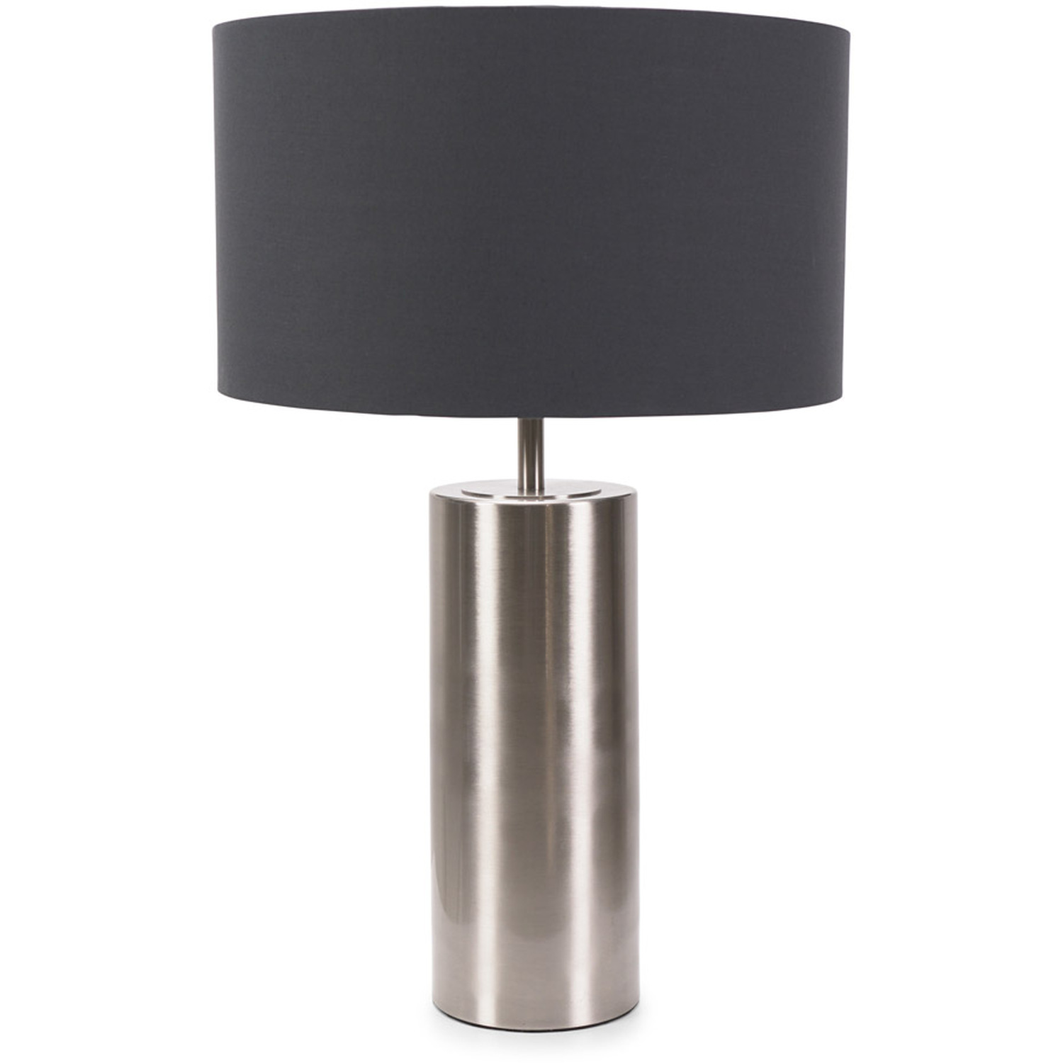 Image of Lexy Fabric Drum Shade with Chrome&hellip;