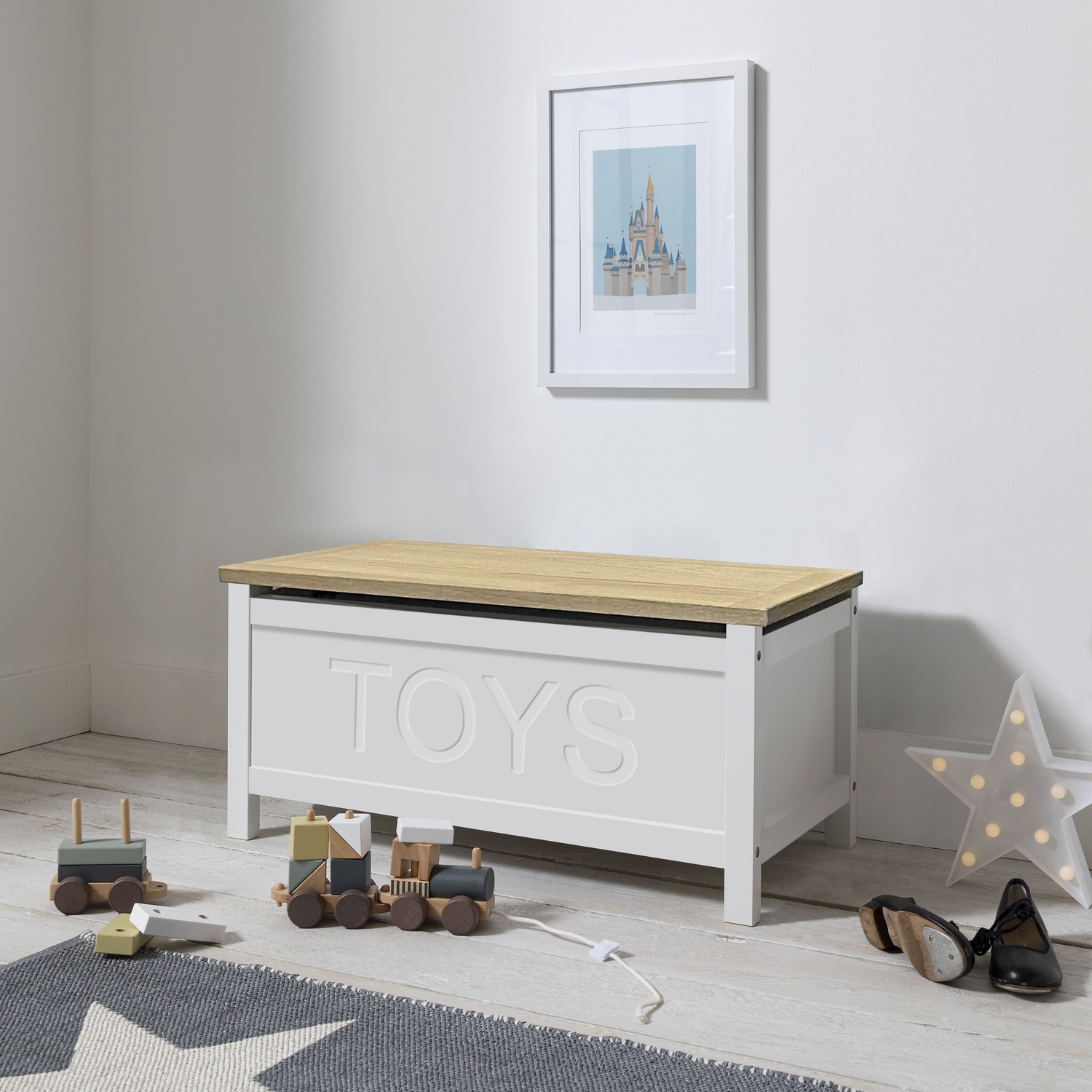 Leines Toy Box Storage Chest - White
