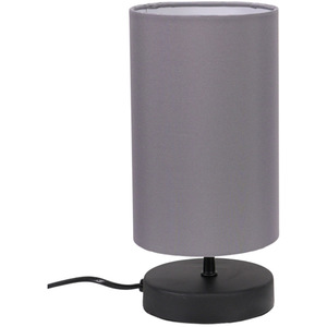 Francis Matte Black Touch Table Lamp with Shade