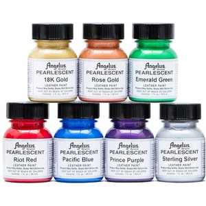 Acrylic Leather Paint Pearlescent Colours 1oz