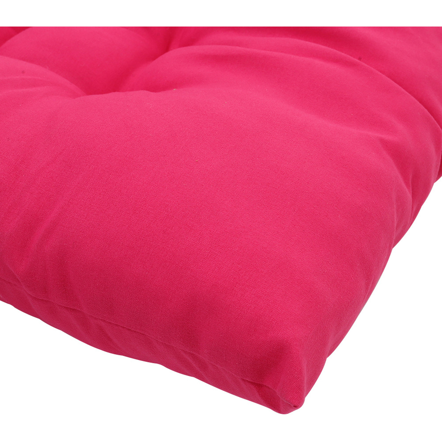 Cozy Pearl Cotton Plain Recliner Cushion - Pink
