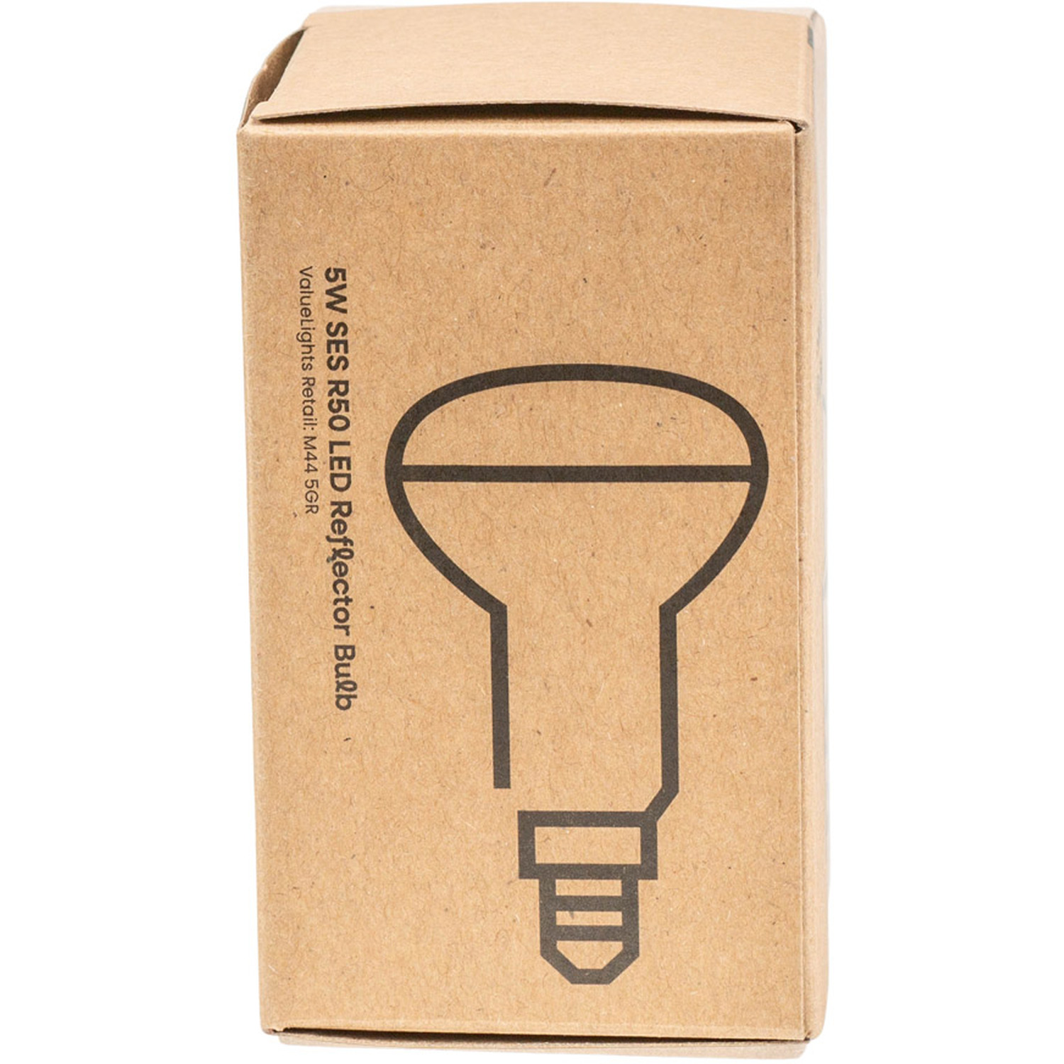 2 Pack E14 White Thermal Plastic R50 LED 5W Warm White 3000K 450lm ...