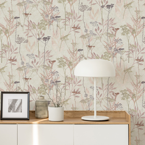 Pink Superfresco Easy Solstice Floral Wallpaper shot 7598300