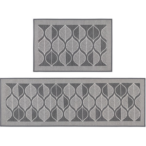 JVL Expression Machine Washable Entrance Doormat and Runner Set