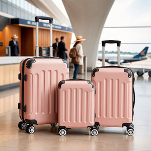Lifeideas Set of 3 Lockable Travel Suitcase