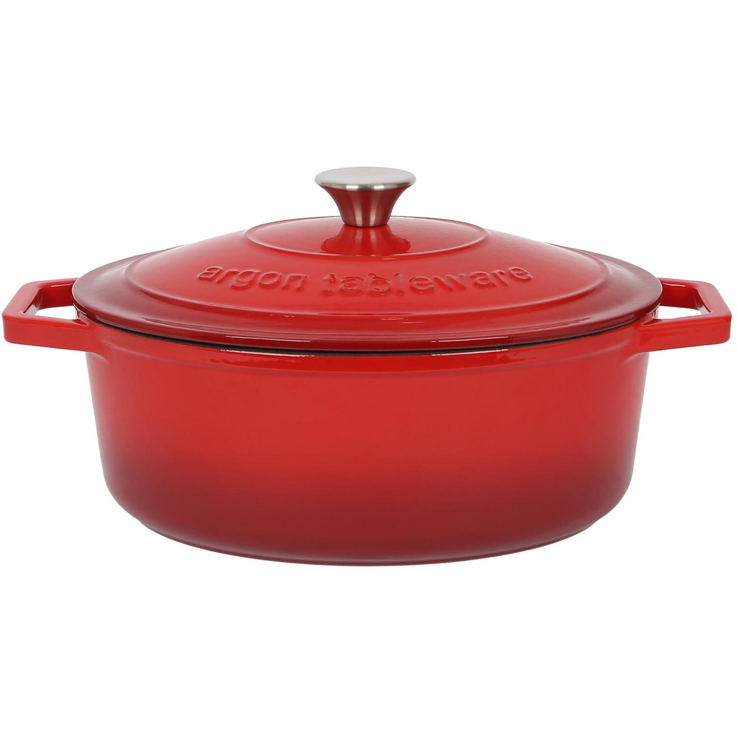 Image of Oval Cast Iron Casserole Dish -&hellip;