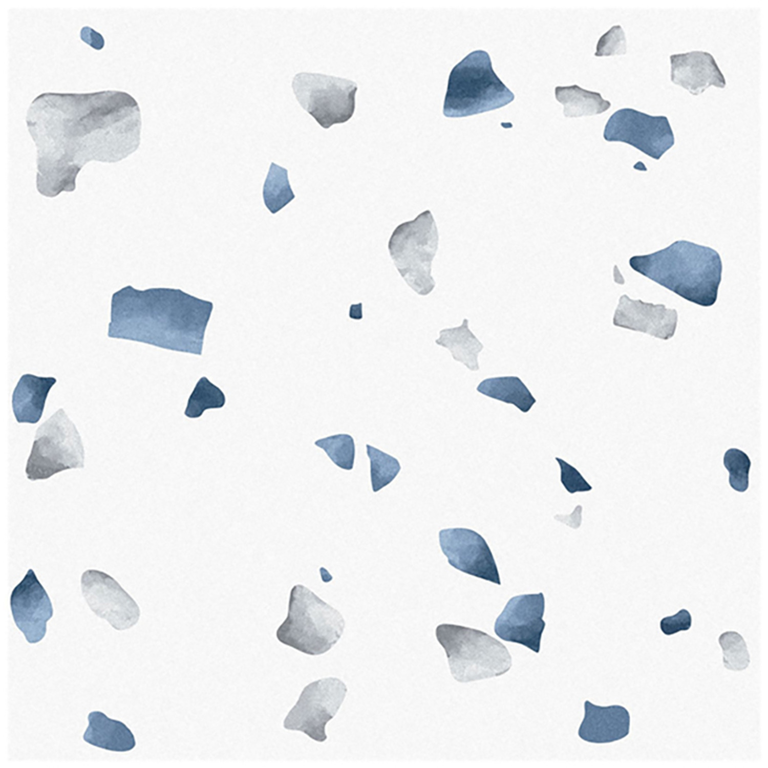 Livingandhome 10-Pack Terrazzo Peel And Stick Floor Tiles - White