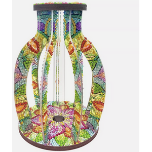 Green Colourful Diamond Painting Vase
