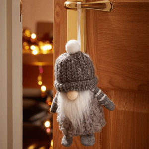 Gonk with Bobble Hat Hanging Christmas Pendant