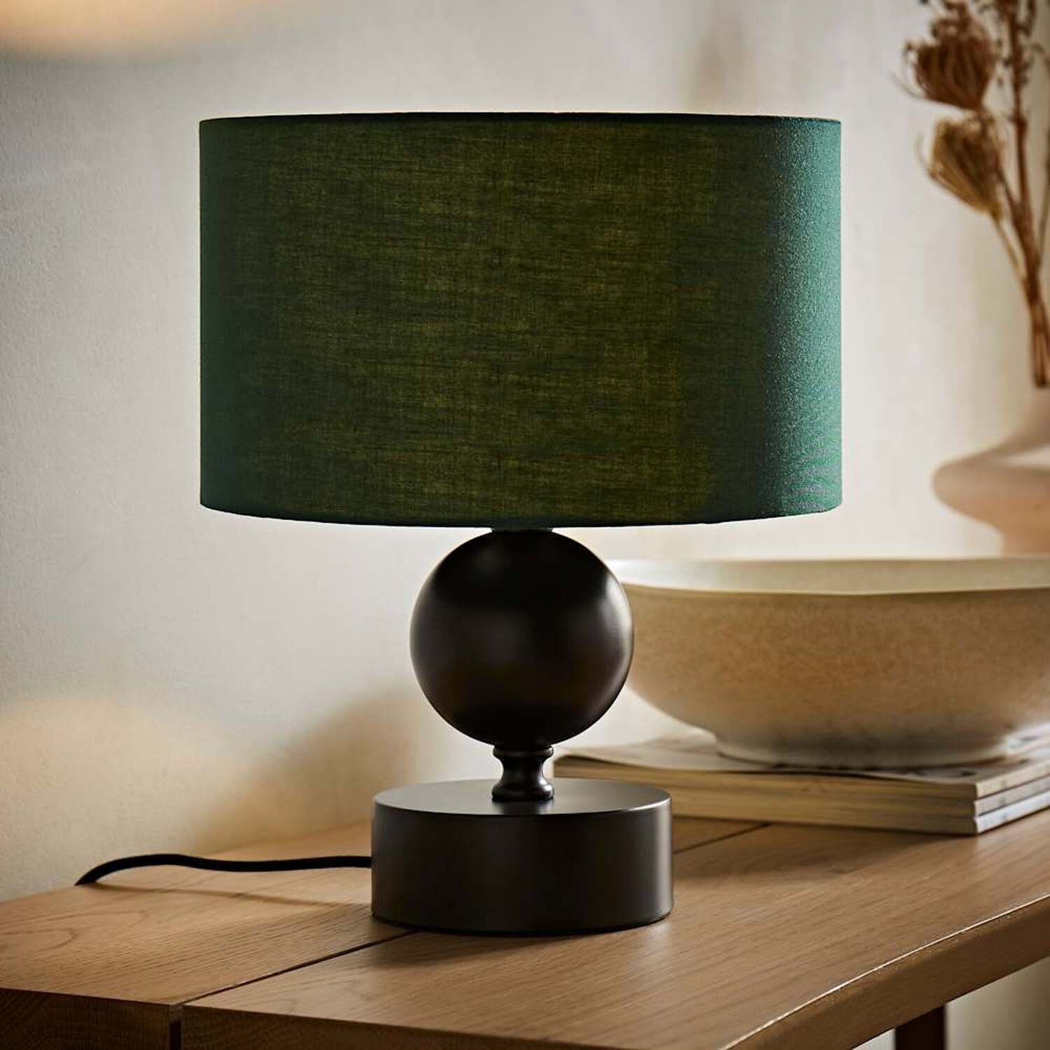 Image of Anthony Candlestick Table Lamp with Drum&hellip;