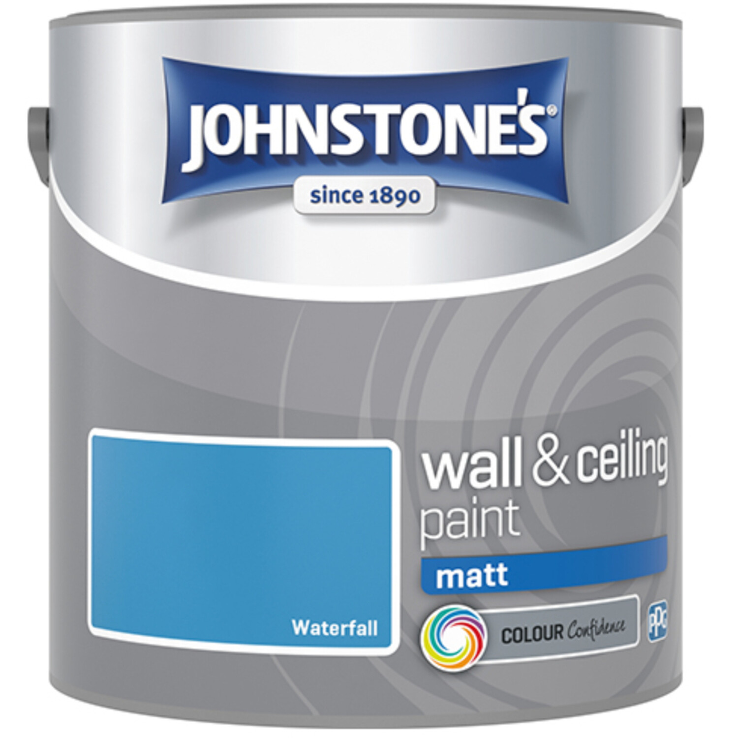 Johnstone's Matt Emulsion Paint - Aqua / 2.5L