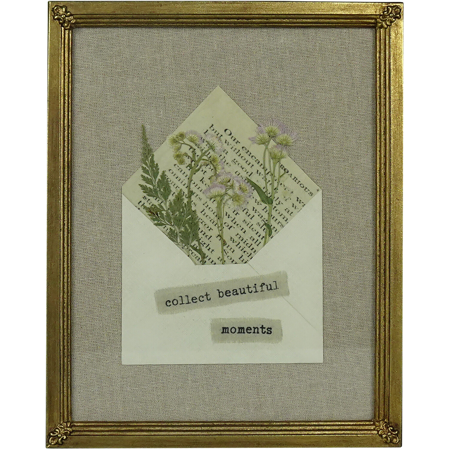 Collect Beautiful Moments Framed Art - Grey