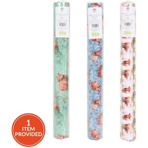 Highland Cow Fabric Roll