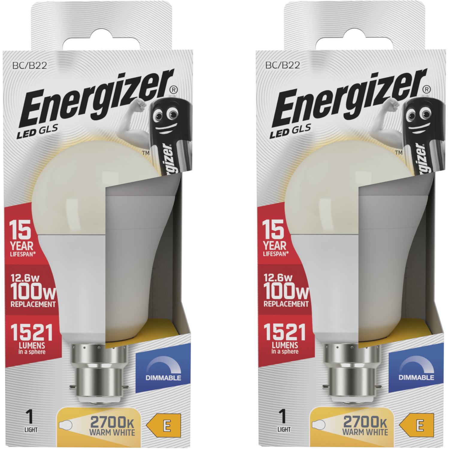 Image of Energizer LED GLS B22 1521lm 2700K&hellip;