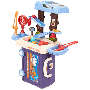 Kidkid 3-in-1 Fishing Bus Playset