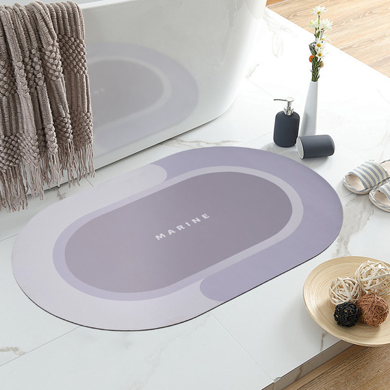 Soft Absorbent Diatomaceous Earth Bath Mat