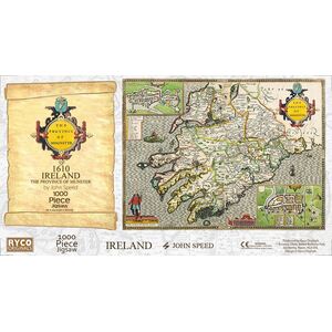 Radnorshire Historical Map 1000 Piece Jigsaw Puzzle (1610)