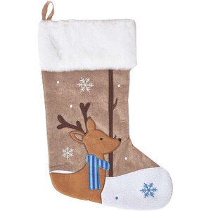 Reindeer Christmas Stocking